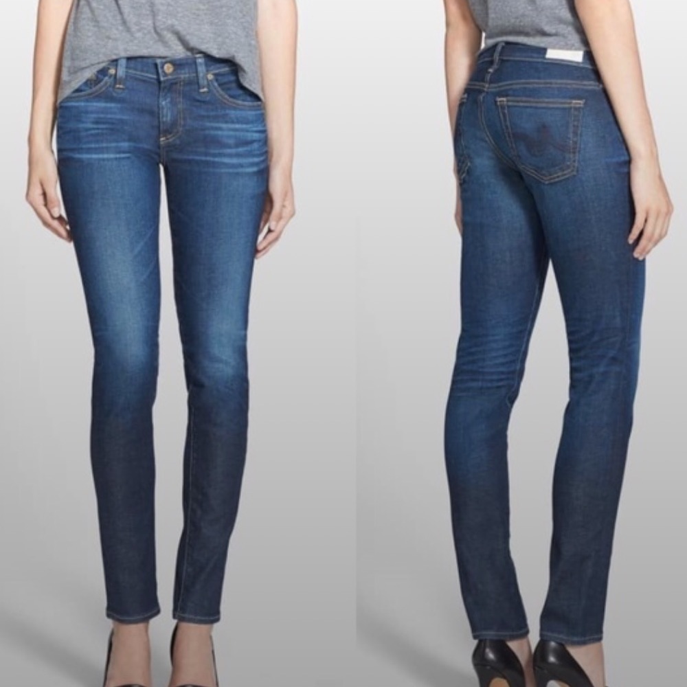 AG Adriano Goldschmied The Stilt Cigarette Skinny Jeans 25R